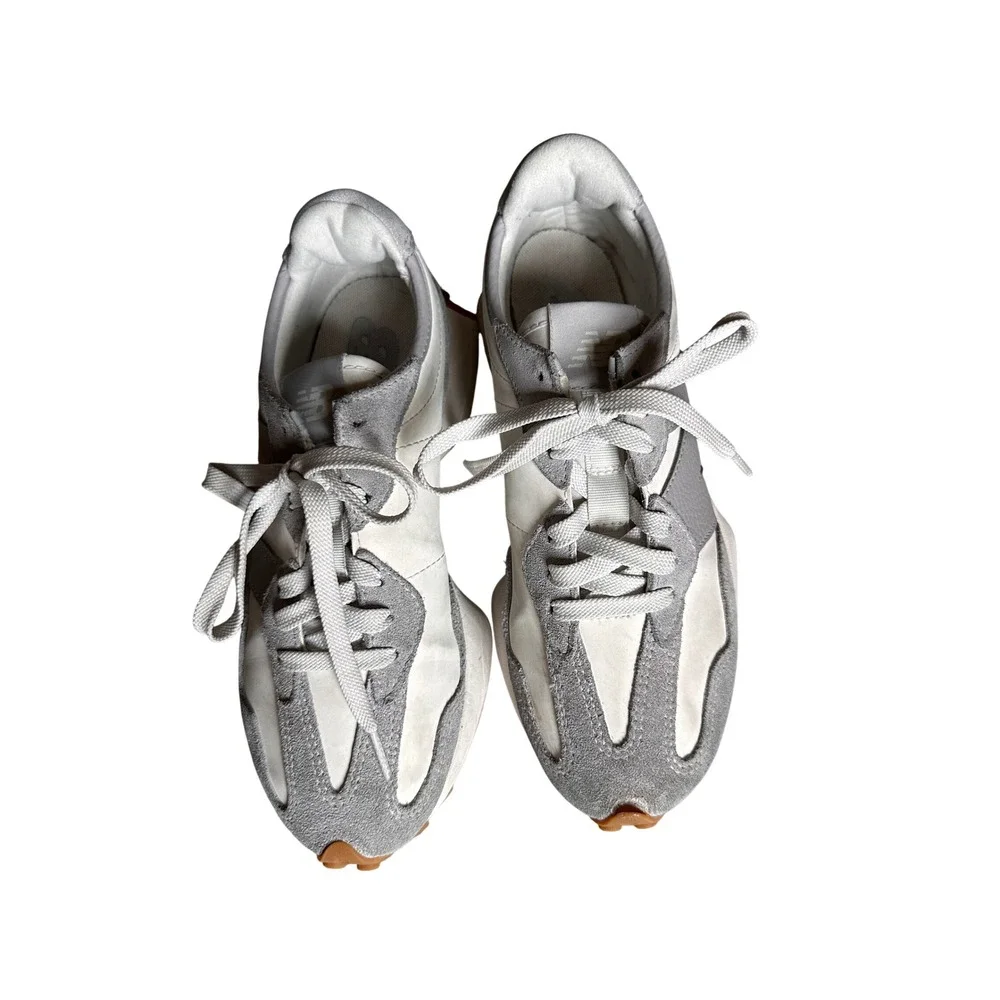 New Balance 327 Sneakers Womens 7.5 Raincloud Tennis Shoes Sporty Athleisure - Picture 2 of 10
